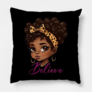 Believe, Black Queen, Black Queen, Black Woman, Black History Pillow