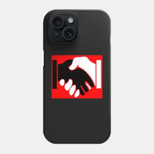 shake hands Phone Case