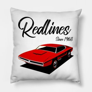 Redlines Since 68 Pillow