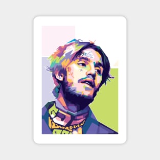 Lil Peep WPAP Magnet