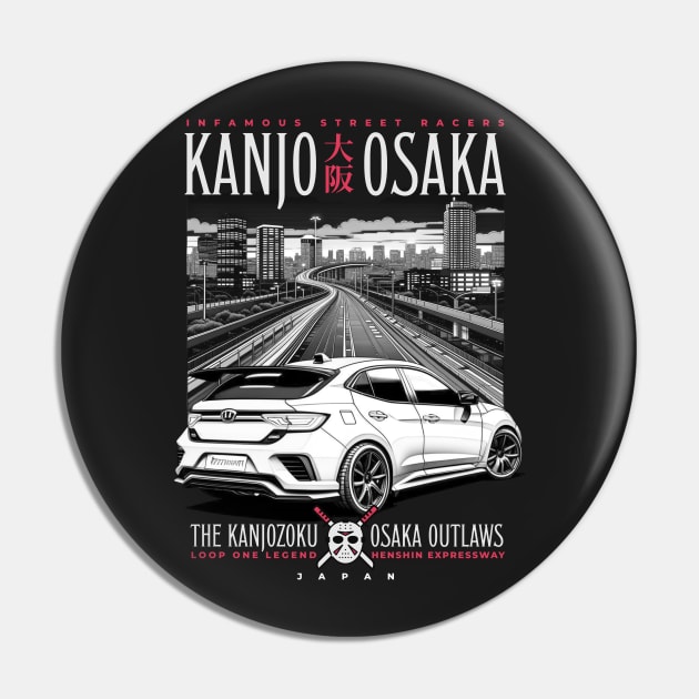 Kanjozoku Osaka Pin by DirtyWolf