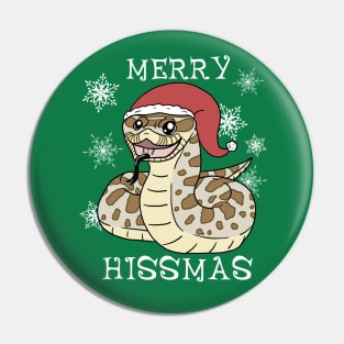 Merry Hissmas Snake Pin