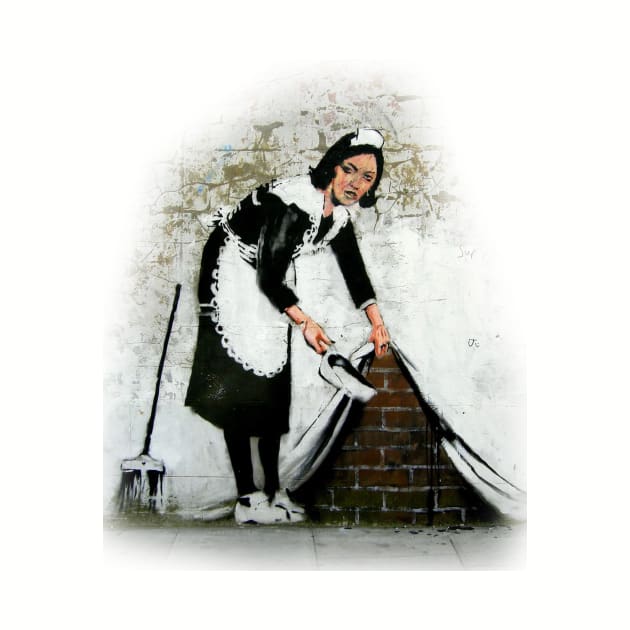 Banksy sweeping it under the carpet by TeeMax