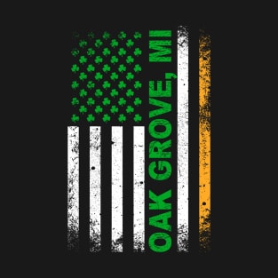 Irish American Flag OAK GROVE, MI T-Shirt