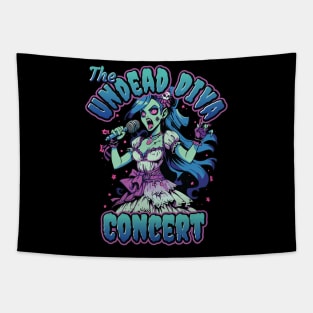 The Undead Dive Concert - For Rockstars & Zombie Lovers Tapestry