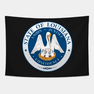 Louisiana Coat of Arms Tapestry