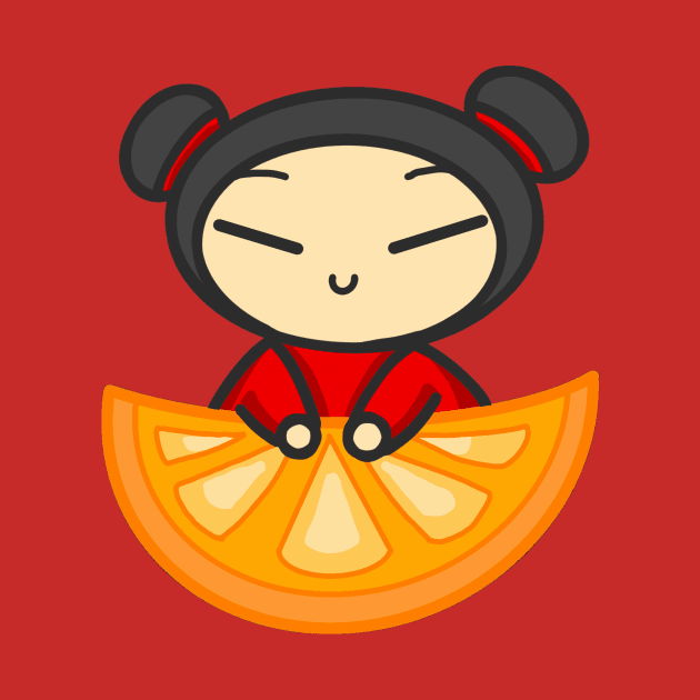 Orange Pucca by aishiiart