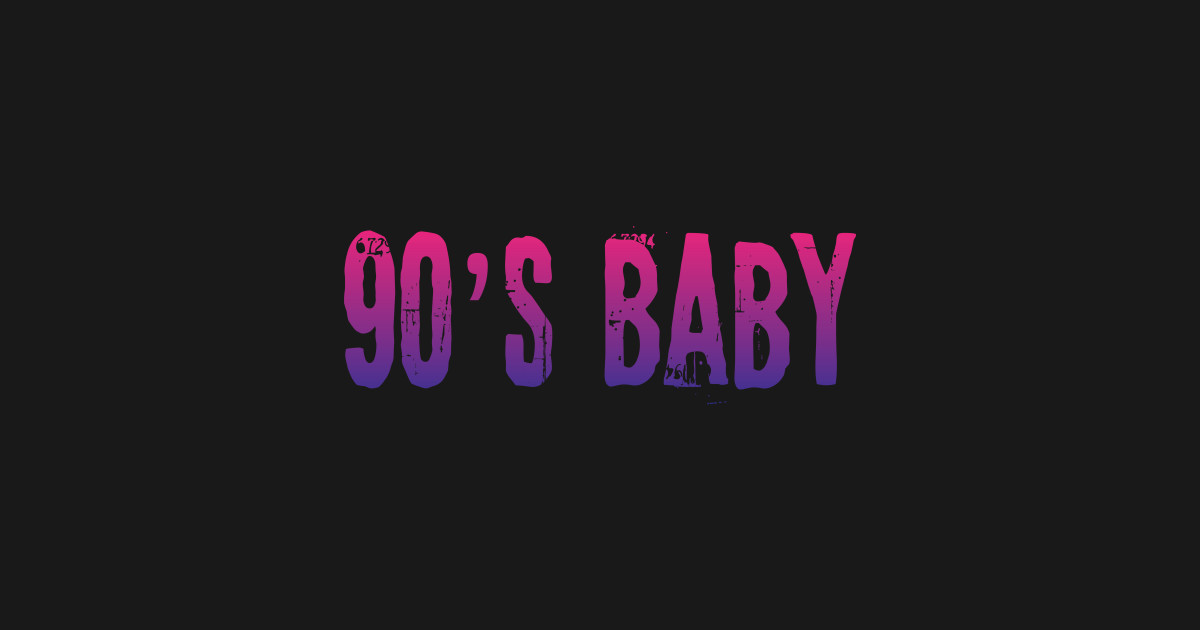 90's baby 90s Baby Sticker TeePublic