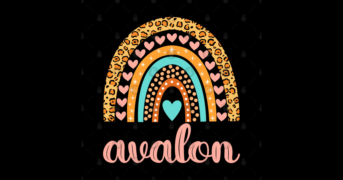 Avalon Name Avalon Birthday Avalon Sticker TeePublic