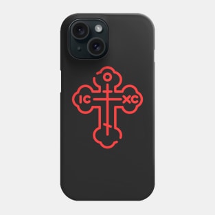 Eastern Orthodox Cross ICXC Phone Case