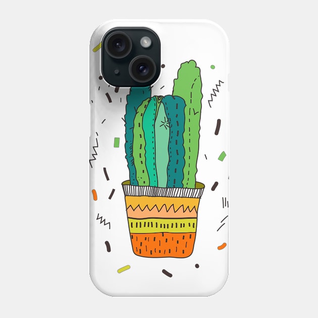 Cactus Phone Case by vasarenar