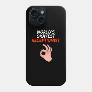 Funny Receptionist Job Profession Phone Case