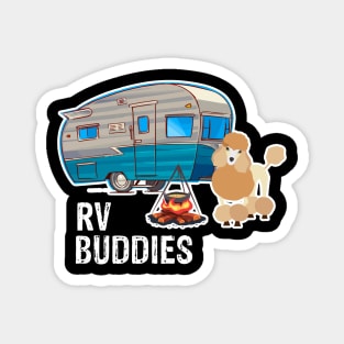 Poodles Dog Rv Buddies Pet Lovers Funny Camping Camper Magnet