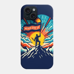 Never Give Up Phone Case