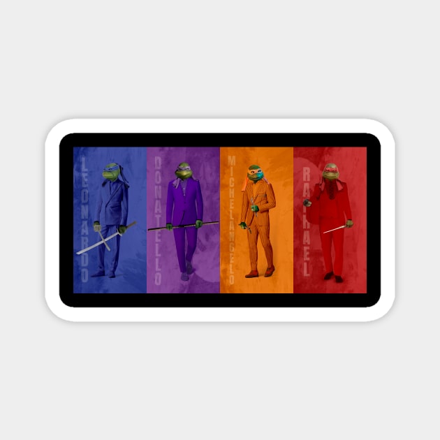 RESPONSIBLE ADULTS MUTANT NINJA TURTLES Magnet by Buentypo_cl