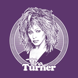 Tina Turner ///// 80s Style Retro Fan Art Design T-Shirt