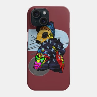 rat with very cool beanie Phone Case