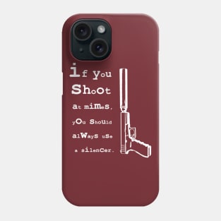 shoot mimes Phone Case