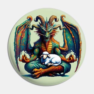 Dragon Meditation Pin