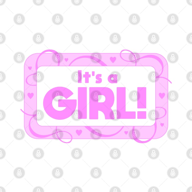 It's a Girl by Dale Preston Design