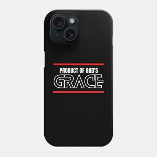 Product Of God's Grace | Christian Typography Phone Case