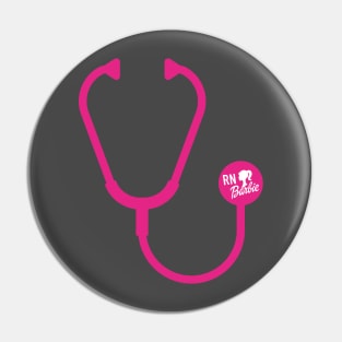 RN Barbie Stethoscope Pin