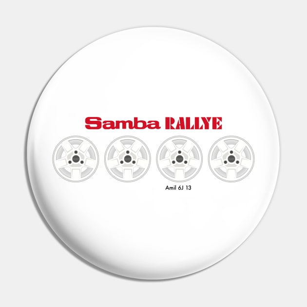 Talbot Samba Rallye Pin by TShirtGuy2267