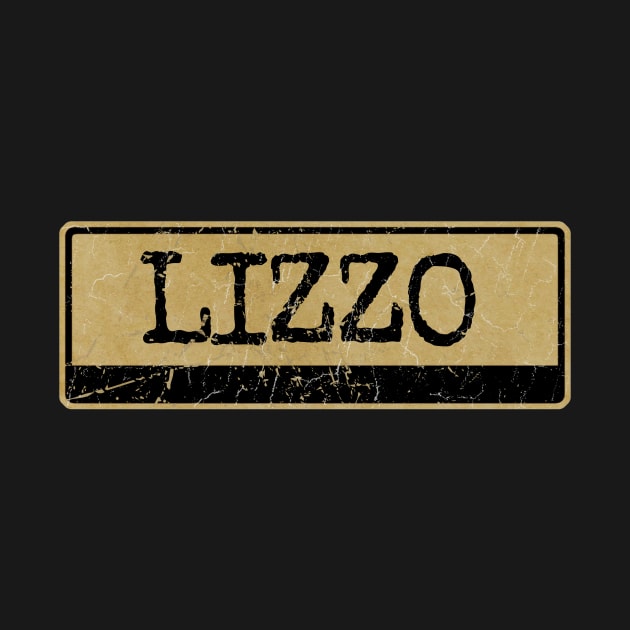 Aliska text black retro - Lizzo by Aliska