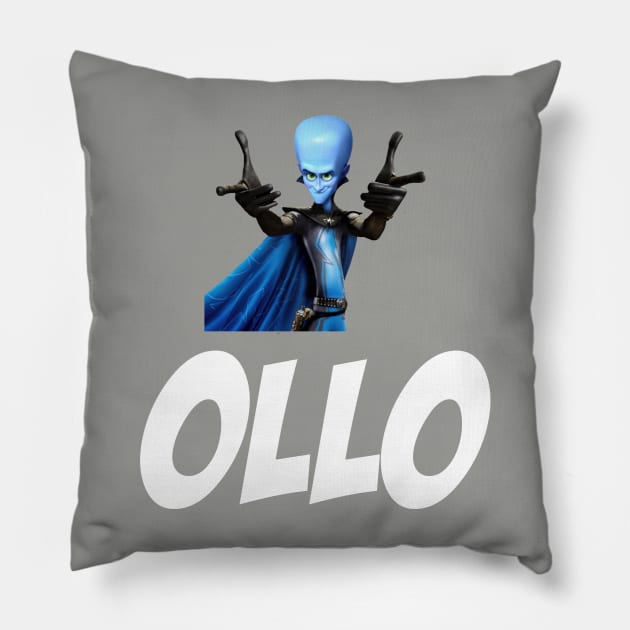 Ollo Megamind Pillow by Tracy Daum