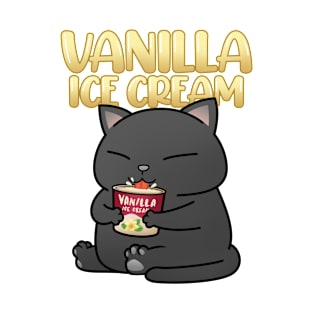 Chubby Cat Vanilla Ice Cream T-Shirt