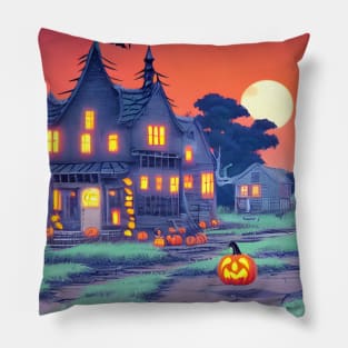 Introvert Halloween Pumpkin Alone in the Patch Pillow