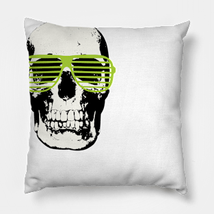 Cool skull with cool glasses Pillow