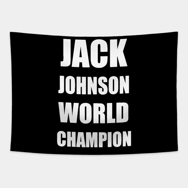 Jack Johnson World Champion Tapestry by MattyO