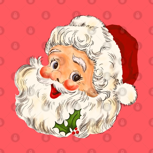 Vintage Santa No 1 by LMHDesigns