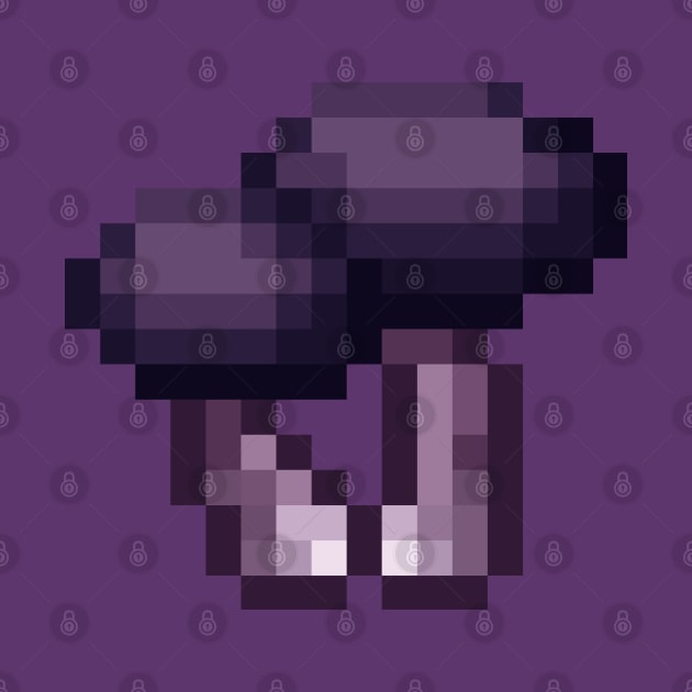 Purple Mushroom by cometkins