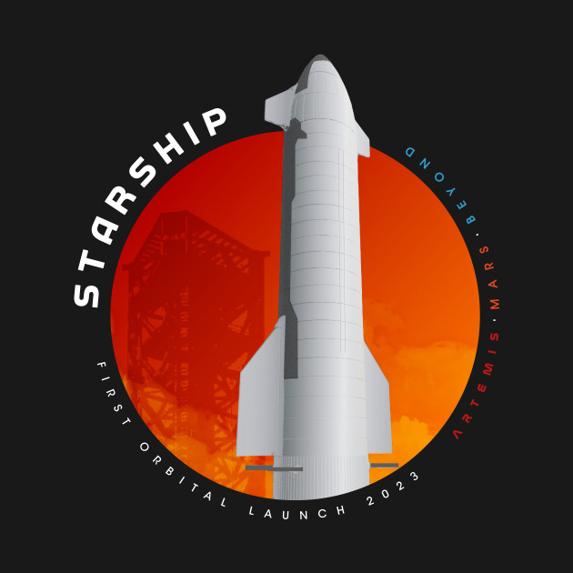 Starship Orbital Launch by GagarinDesigns