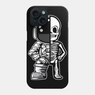 Astronaut Half Skeleton Phone Case