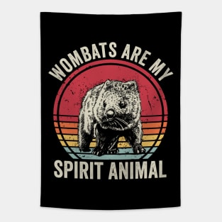 Wombat Is My Spirit Animal Tapestry