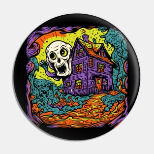 Haunted House Ghost Pin