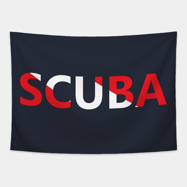 Scuba Diving Tapestry by Historia