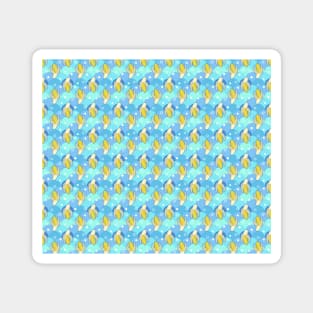 Banana Stars Scalloped Pattern Magnet