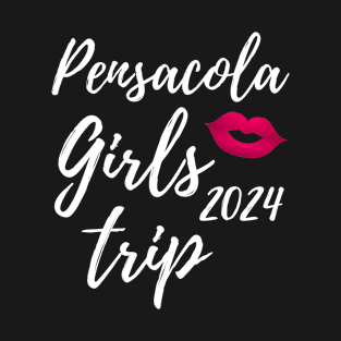 Pensacola Girls Trip 2024 Bachelorette Fun Matching Vacation T-Shirt