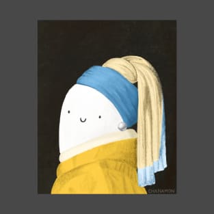 The Ghost with the Pearl Earring T-Shirt