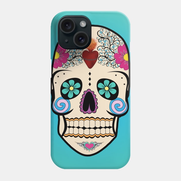 Skeleton Keyz Phone Case by LozMac