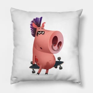 Punk pig Pillow