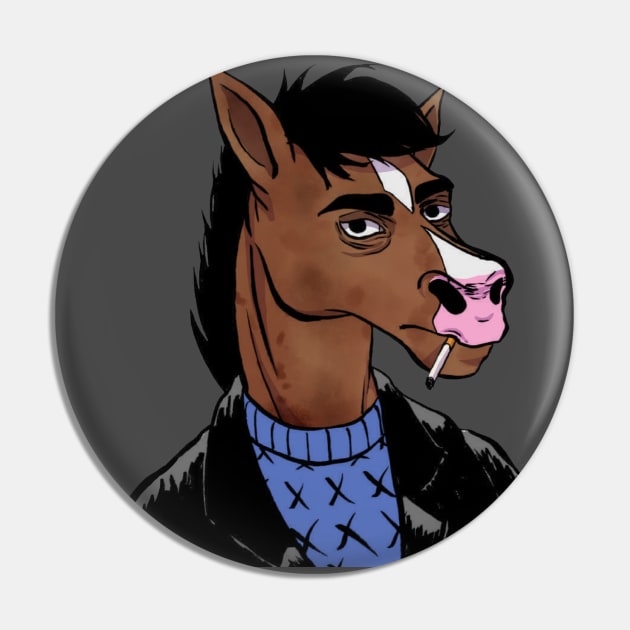 What are you looking? - Bojack Pin by GmYiyo