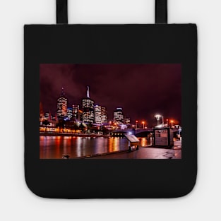 Melbourne City at Night Tote