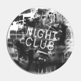 night club duck T-shirt design Pin