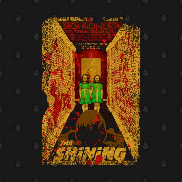 Redrum Chronicles Pay Tribute to the Mysterious Horror and Psychological Thrills of Shining on a Tee by Irwin Bradtke