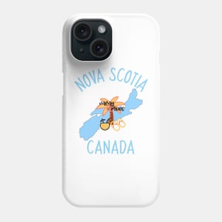 Nova Scotia Canada, Canadian Pride Phone Case